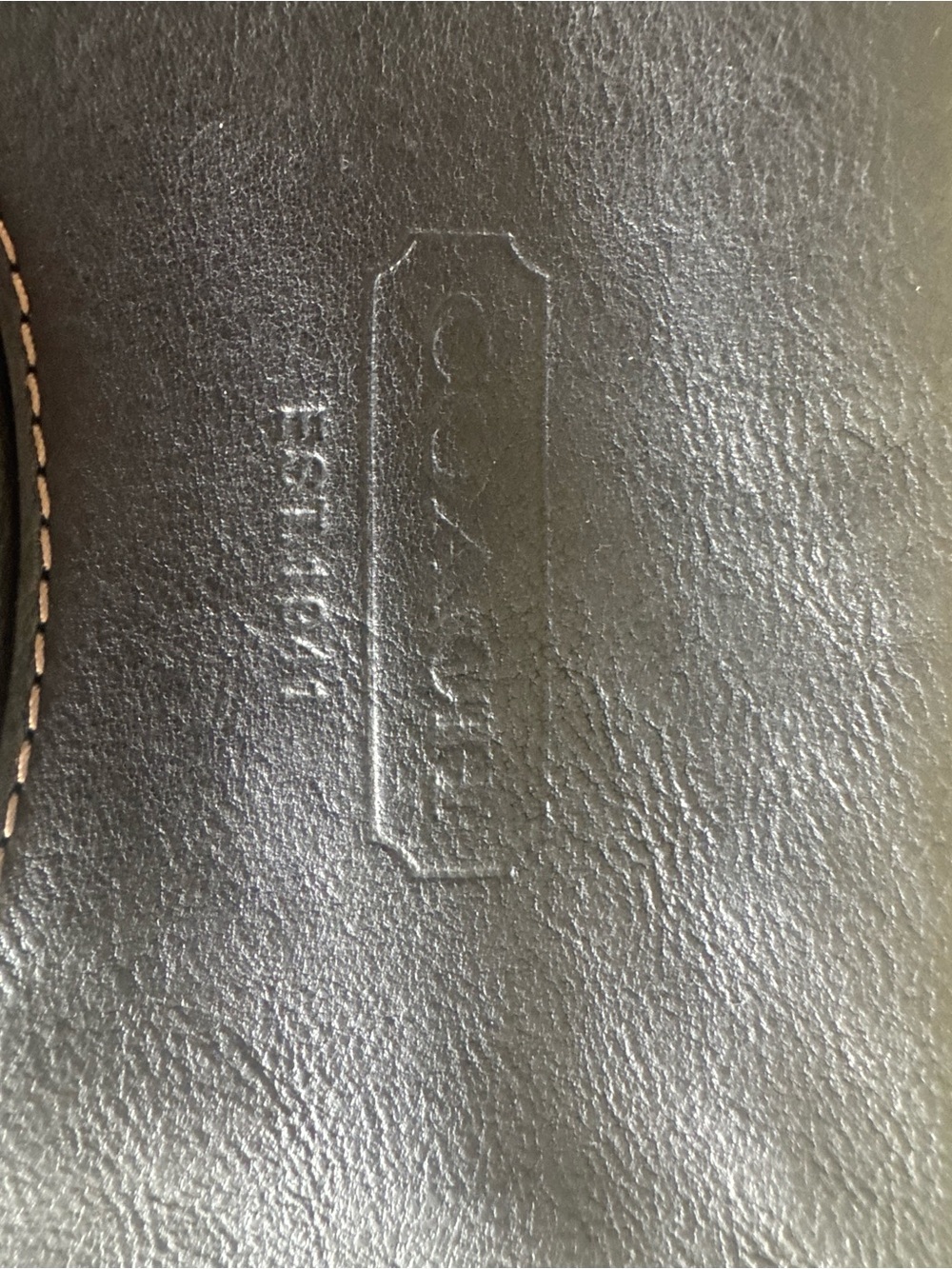 Coach Black Leather Turn-Lock Shoulder Bag - Picture 4 of 6